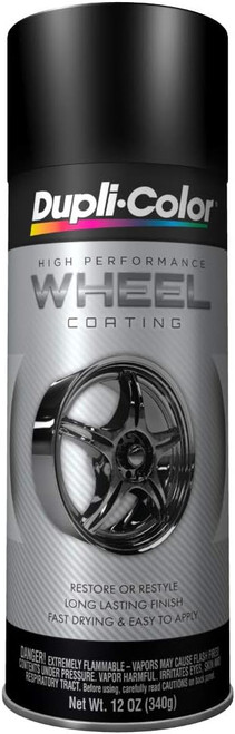 Duplicolor HWP104 Wheel Paint High Performance Black 11 Oz. Aerosol