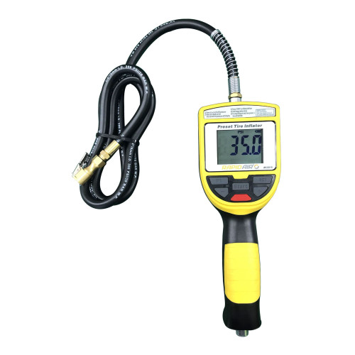 Rapidair K3015 Automatic Shutoff 175 PSI Digital Display Preset Tire Gauge