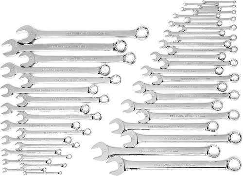 Gearwrench 81919 44pc. Long Pattern Combination Non-Ratcheting Wrench Set MM/SAE