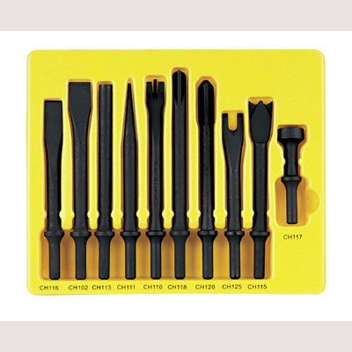 Grey Pneumatic CS110 Pneumatic Bit Set, 10 Piece, .401 Shank