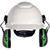 Black and Green 3M Peltor XSeries Earmuffs for Industrial Safety